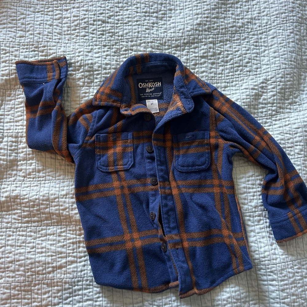 2T OshKosh fleece toddler shaket